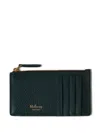 Mulberry Continental Logo-stamp Card Holder In Green