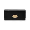 Mulberry Continental Plaque Wallet In Black