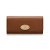 Mulberry Continental Plaque Wallet In Brown