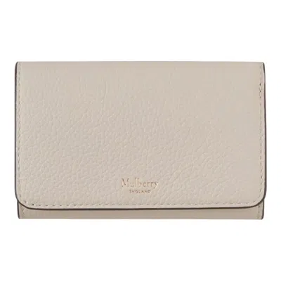 Mulberry Continental Trifold Chalk Small Classic Grain