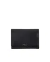 Mulberry Continental Trifold Small Classic Wallet In Black