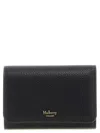 Mulberry Textured Trifold Continental Wallet With Gold-tone Hardware In Black