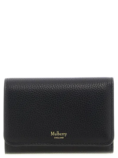 Mulberry Continental Trifold Wallets And Card Holders Black