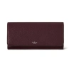 Mulberry Continental Wallet In Burgundy