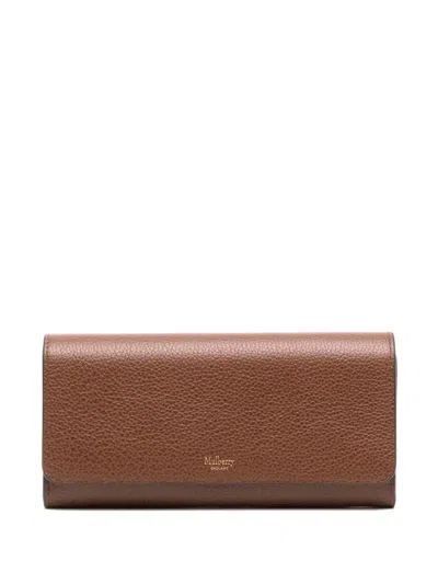 Mulberry Continental Wallet In Blue