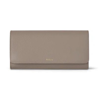 Mulberry Continental Wallet In Neutral