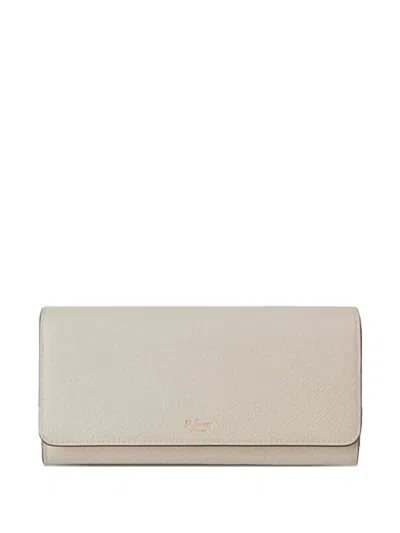 Mulberry Continental Wallet In Neutral