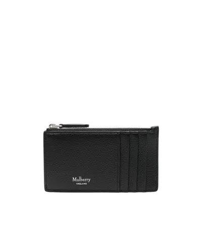 Mulberry Continental Zipped Cardholder In Black