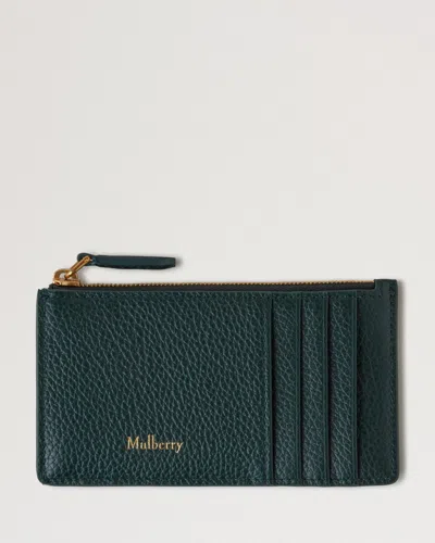 Mulberry Continental Zipped Long Card Holder In Black