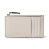 Mulberry Continental Zipped Long Card Holder Chalk In Neutral