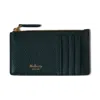 Mulberry Continental Zipped Long Card Holder In  Green