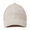 Mulberry Corduroy Baseball Cap In Chalk