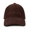 Mulberry Corduroy Baseball Cap In Ebony