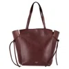 Mulberry Coverlly Tote In Burgundy Leather In Burgundy