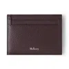 Mulberry Credit Card Slip Ebony In Burgundy