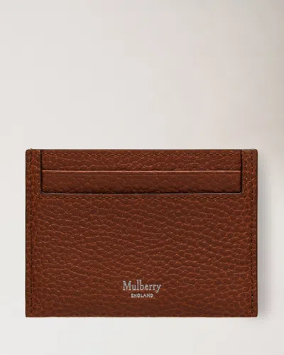 Mulberry Credit Card Slip Two Tone Small Classic Grain In Purple