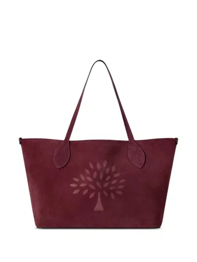 Mulberry Cutout Detail Tote Bag In Purple