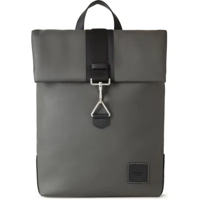 Mulberry Dalston Leather Backpack In Asphalt-black