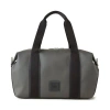 Mulberry Dalston Leather Holdall Duffle In Asphalt-black