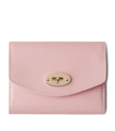 Mulberry Darley Concertina Folded Card Holder In Pink