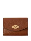 Mulberry Darley Concertina Leather Wallet In Brown