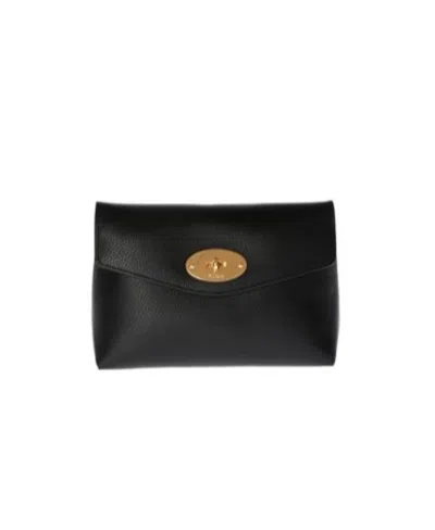 Mulberry Darley Cosmetic Pouch Scg In Black