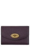 Mulberry Darley Folded Leather Wallet In Purple