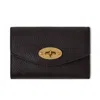 Mulberry Darley Folded Multi-card Wallet Ebony In Black