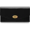 Mulberry Darley Continental Leather Wallet In Black