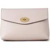 Mulberry Darley Leather Cosmetic Pouch In Blossom Pink