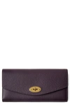 Mulberry Darley Leather Wallet In Purple
