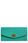 Mulberry Darley Leather Wallet In Green