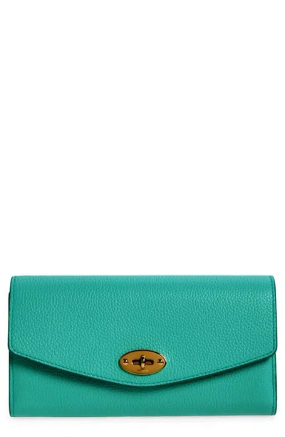 Mulberry Darley Leather Wallet In Green