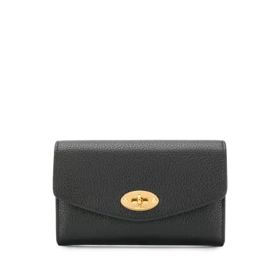Mulberry Darley Medium Classic Wallet In Black