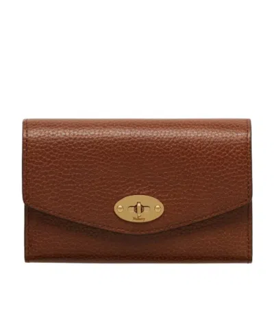 Mulberry Darley Medium Leather Wallet In Brown
