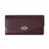 Mulberry Darley Wallet Black Cherry In Red