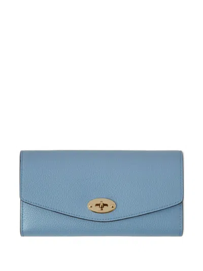 Mulberry Darley Wallet In Blue