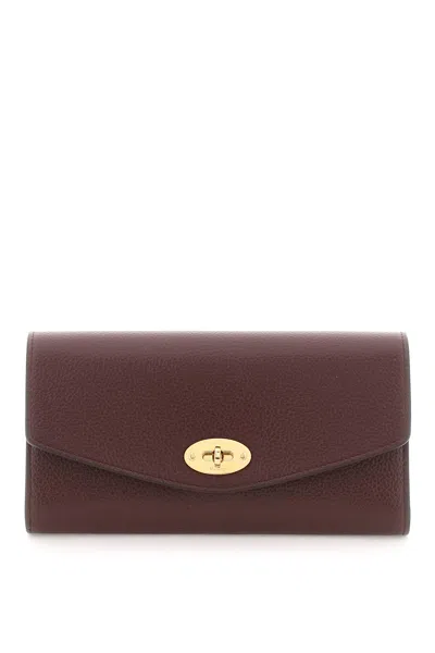 Mulberry Darley Wallet In Oxblood (red)