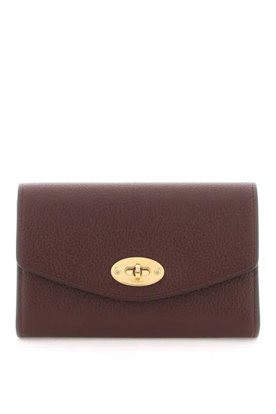 Mulberry Darley Wallet In Rosso