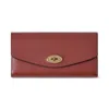 Mulberry Darley Wallet Rust In Brown