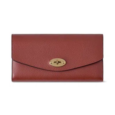Mulberry Darley Wallet Rust In Brown