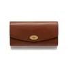 Mulberry Darley Pebbled-effect Wallet In Oak