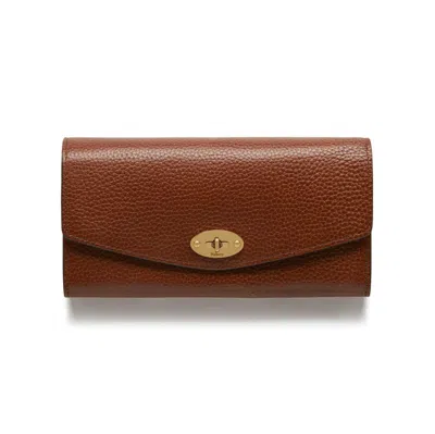 Mulberry Darley Wallet Scg In Brown