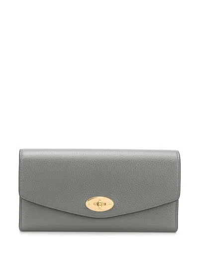 Mulberry Darley Wallet Small In Grey