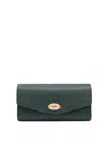 Mulberry Darley Leather Wallet In Green
