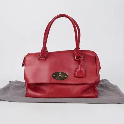 Mulberry Delray Tote Bag In Red