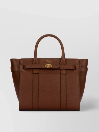 MULBERRY MINI BAYSWATER GRAINED BAG