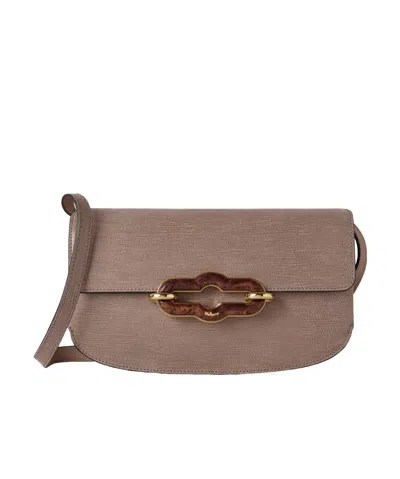 Mulberry East West Pimlico Shoulder Bag In Brown