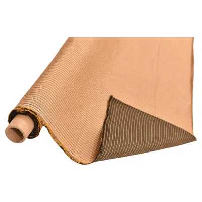 Pre-owned Mulberry Elegant Camel Fabric By Documented Cabinetmaker, Silk Blend In Brown