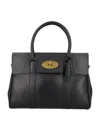 Mulberry Small Bayswater Satchel Bag In Black-brass